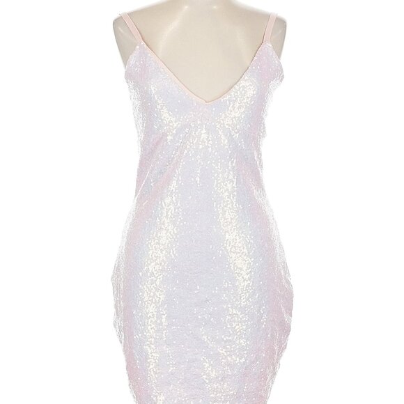 NWT BlackMilk Sparkle Sparkle Blush Sheath Dress Sequin Large Tank Black Milk - Picture 3 of 9